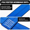 Tow Dolly Basket Straps with Flat Hook, 2 Pack Tow