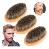 Mafab 3 Piezas Cepillo Cerdas Jabalí Barba Profesional Barber 11cm