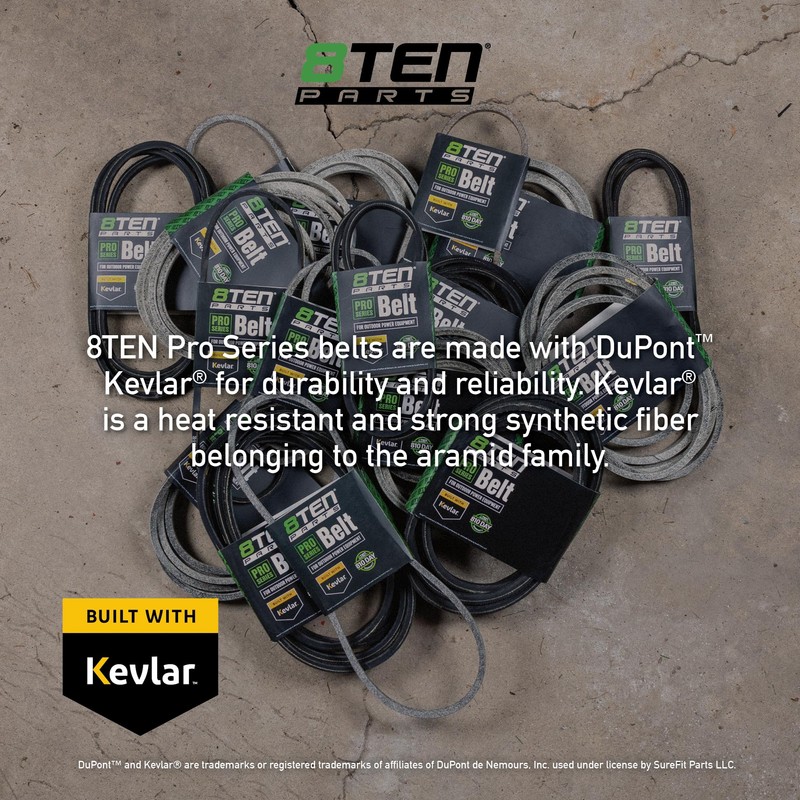 8TEN Belt with Kevlar for Exmark Toro Lazer Z DS