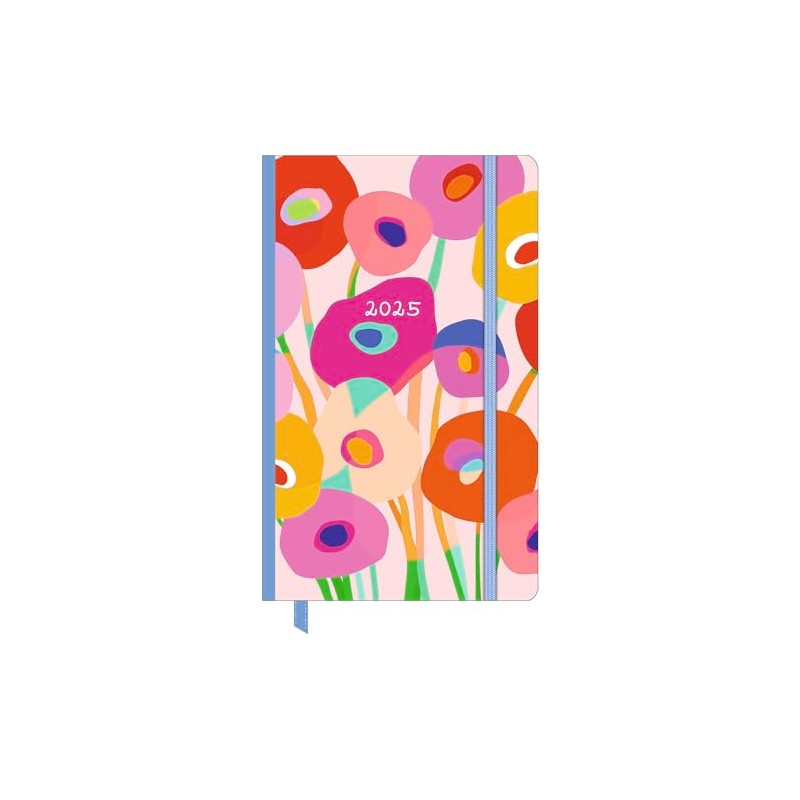 Dominique Vari Blossom - Weekly Notebook Calendar Large 2025 -