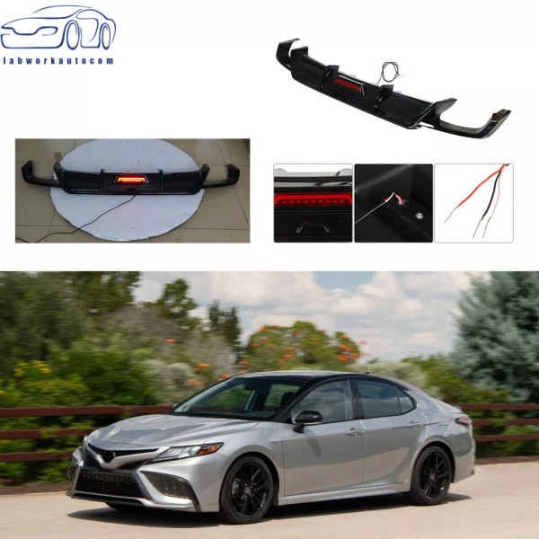 labworkauto For 2018-2021 Toyota Camry Rear Bumper Lip Spoiler Lower