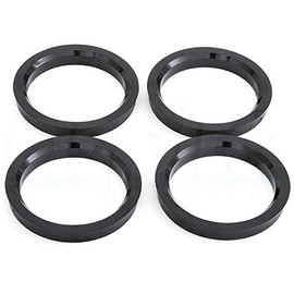 Aspire Motoring 73.1mm OD to 57.1mm ID Black Plastic Polycarbonate Hub Centric Rings