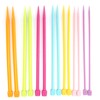 14 Pcs Knitting Needles Multicolour Portable 25cm Sweater Needle Plastic