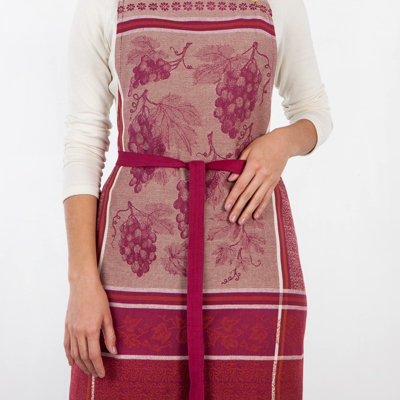 Now Designs Jacquard Apron, W28 x L32in, Grapes