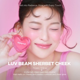 lilybyred Lily by Red Love Beam Sherbet Cheek, Korean Cream Cheek (#07 GRAPE TOPPING)