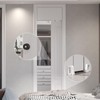 FINOSEN 4FT Commercial Grade Sliding Pocket Door Hardware Track Kit,Top