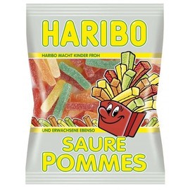 Haribo Saure Pommes 2 Bags (Each 200g)