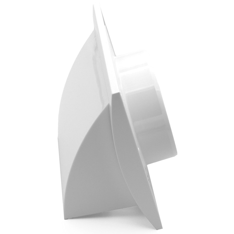 H&C VENT White Exhaust Hood Vent 153 mm with 100