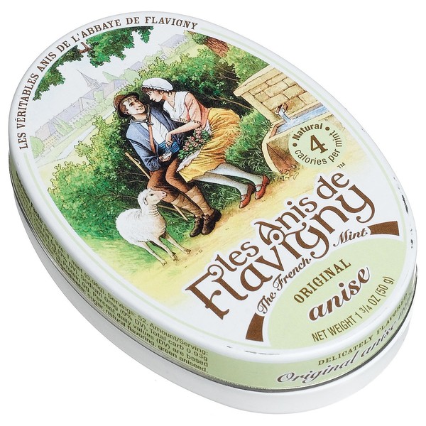 Les Anis De Flavigny, Anise (French Mints), 1.75-Ounce Tins (Pack of 8)
