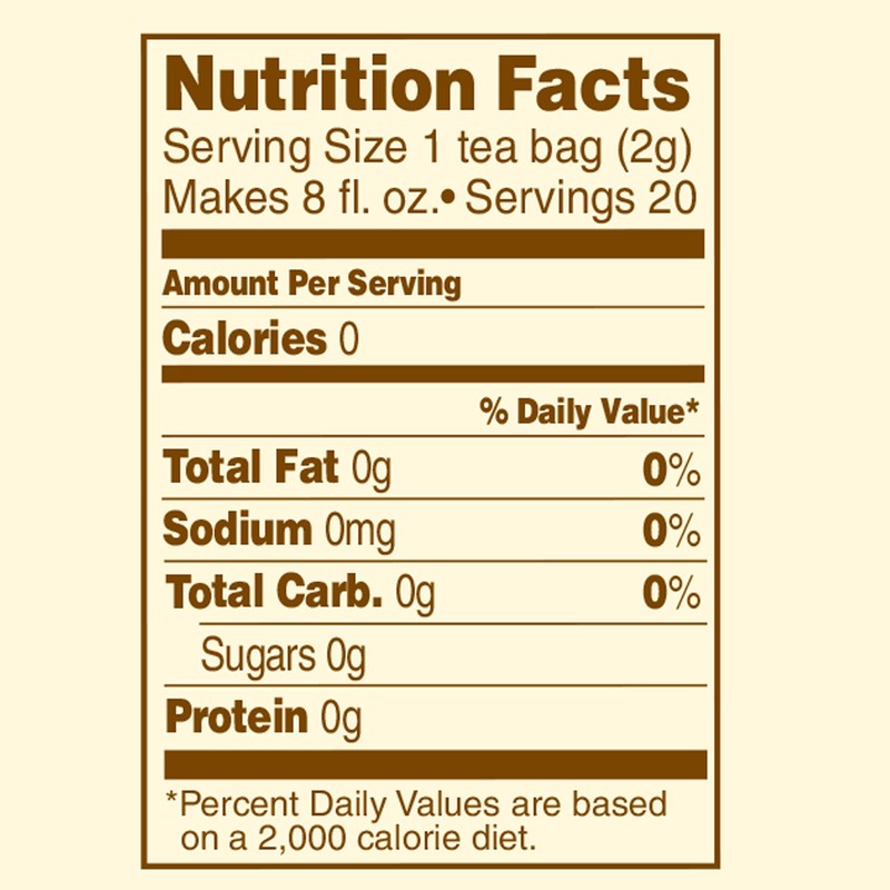 Celestial Seasonings Tangerine Orange Zinger Tea, 20 ct