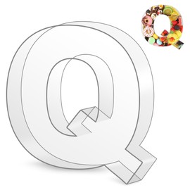 Caja de cartón de acrílico transparente Q de 10 pulgadas, bandeja decorativa reutilizable y rellenable, visualización segura para alimentos, para dulces, aperitivos y postres, perfecta para fiestas