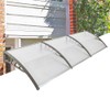 samanoya 120"x40" Door Window Outdoor Awning Modern Patio Cover UV