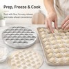 37-Hole Dumpling Maker for Homemade Pasta – Aluminum Ravioli Press