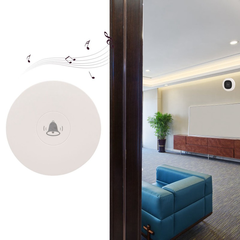 Self Generating Wireless Doorbell Battery Free 2 Receivers Four Leaf
