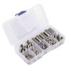 Haosie Self Tapping Threaded Inserts, 50PCS Stainless Steel Thread Repair