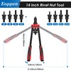 Eoppen Rivet Nut Tool Kit, Rivnut Tool Kit with 500Pcs