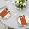 Goldclean Terracotta Napkins Hand Towels Disposable, Linen-Feel Dinner Napkins with
