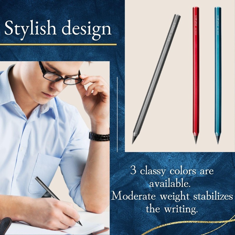 Sunstar Stationery S4482646 Pencil, Metacil, Metallic Gray