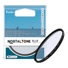 Kenko Nostaltone Blue Soft Effect Filter Diameter 77 mm with Colour Effect for Contrast Adjustment Made in Japan