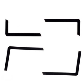 Rubber Feet Strips Replacement for Laptop for Dell G5 5500 Bottom Case Non-Slip Silicone Rubber Foot Pad w/Adhesive Black