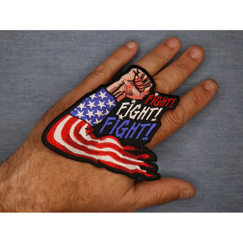 Ivamis Fight Fight Fight Trump Patch- 4x4 inch - P7855
