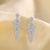 RoseJeopal Sterling Silver 925 Stud Earrings Hanging for Women, Long