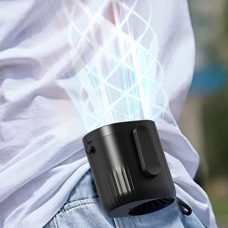 Waist Fan Professional 3 Speeds Wind Adjustable Long Endurance Silent