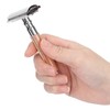 Double Edge Safety Razor Long Handle Zinc Alloy Manual Safety