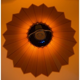 Naokin Goal Zero Shade Amber Compatible with Goal Zero/Lumina5000/Khonsu Lights/Cargo Lantern/38explore etc. (Umbrella type (coffee color))