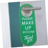 LALAFINA Hotel Door Hanger Sign Double-Sided 'no Soliciting' 'Please Knock'
