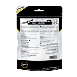 GNAWLERS Faywell WiseBones Dog Teething Stick, Omega-3 Fatty Acids, Nature and Easy to Digest, Turkey with Parsley, Long Lasting, 200g