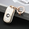 WSAuto Key Fob Cover with Metal Keychain Compatible with Buick