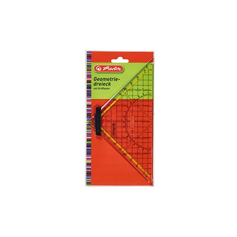 Herlitz Geometry Triangle, Large, with Handle