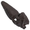 Rabbit with Carrot Door Stop Cast Iron Metal Rustic Doorstop