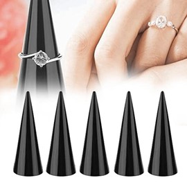 Soporte para Anillo, 5pcs Solo Dedo Anillo de exhibición del Soporte de escaparate Soporte Joyas Anillos Organizador Expositores de Anillos de Dedo So
