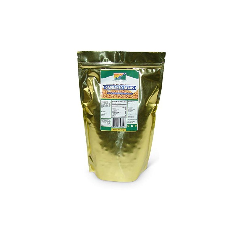 Mother Earth Products, Dehydrated Instant Garbanzo Beans Quart Mylar, 16