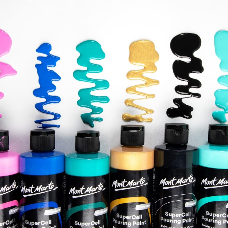 MONT MARTE SuperCell Pouring Paint Premium 8.1 US fl.oz (240ml)