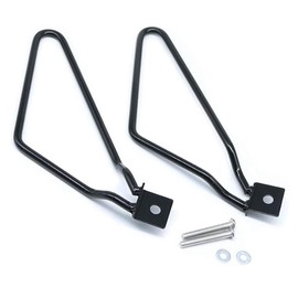 koundeneko Motorcycle Side Bag Support Left & Right Set Universal Saddlebag Stay Mounting Hardware Motorcycle Anti Roll Harley Stay Touring Scooter