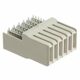 Pack of 2 120943-4 Connector Receptacle 6, Female Power Blades Through Hole, Right Angle Natural Blade Power : RoHS