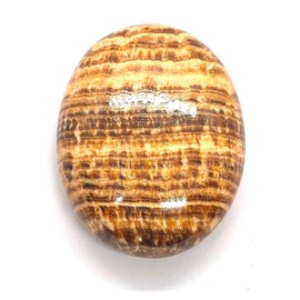 Gemstone Aragonite Carved Palm Stone/Pocket Palm Stone/Reiki Healing & Crystal Grid for Natural Body Chakra Balancing