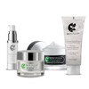 Leaves of Youth Kit de Cuidado Facial Completo- Crema de Da, Noche, Contorno de Ojos y Gel Limpiador- Con Moringa, cido Hialurnico, Colgen, SPF20,... 