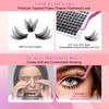Fadlash Individual Eyelashes Eyelash Extension DIY for Beginners Reusable Lashes