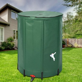 Rain Barrel, Rain Water Collection Barrel, Rainwater Collection System, 53 Gallon Rain Water Collection Barrel, Foldable Rain Barrel, with Filter Rainwater Collection Container