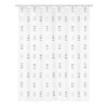 Kleine Wolke Duschvorhang Vinyl GRAFICO in Anthrazit mit 180x200 cm