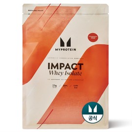 Myprotein Impact Whey Isolate Strawberry Cream Flavor WPI Whey Protein Isolate, 1kg, 1 pack / 마이프로틴 임팩트 웨이 아이솔레이트 딸기크림향 WPI 포대유청 분리유청 단백질, 1kg, 1개