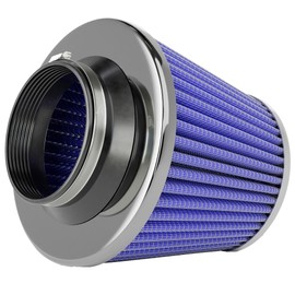 Blue Performance Air Induction Filter Twin Cone - AutoSiliconeHoses