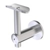 Handrail Bracket Stainless Steel 316 Round (Satin Stainless Steel)