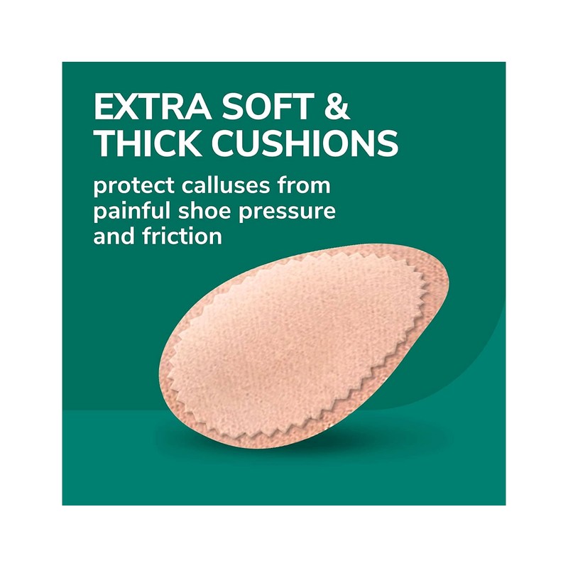 Dr. Scholl's Extra Thick Callus Removers 4 Cushions ea.(Packs of