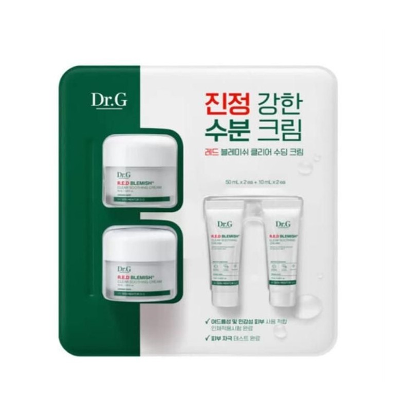 Dr.G Red Blemish Clear Soothing Cream 50ml x 2 +