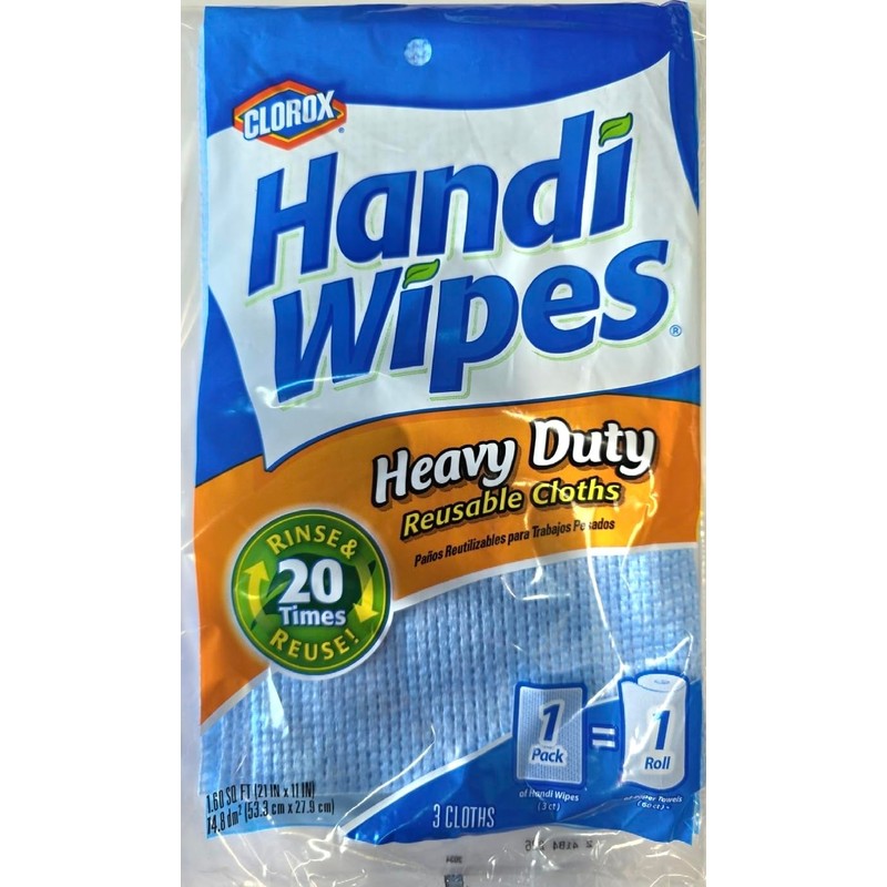 Handi Wipes Heavy Duty 3Ct 6-Pack